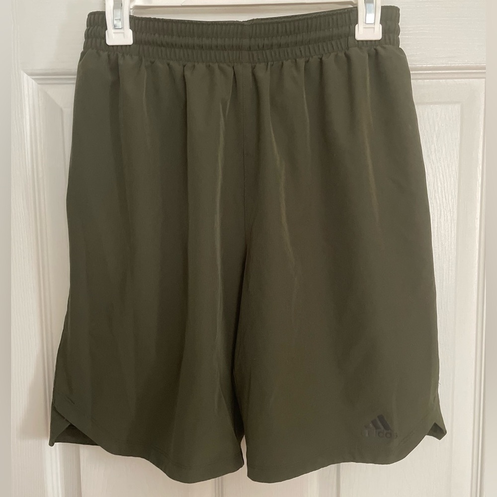 Olive Green Adidas Shorts